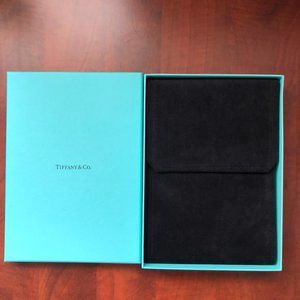 Authentic Tiffany & Co Blue Jewelry Gift Box with Jewelry Case Empty